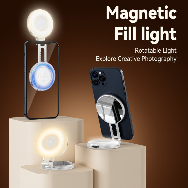 Telesin Magnetic Selfie Ring Light – Ultra Bright Clip-On LED