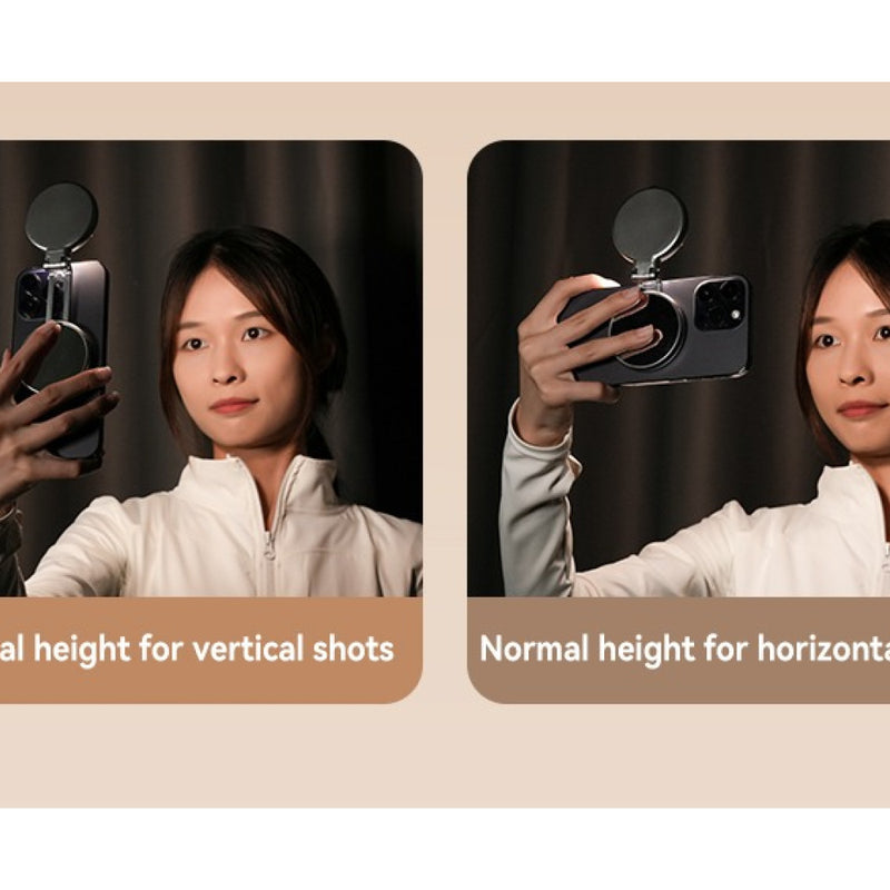 Telesin Magnetic Selfie Ring Light – Ultra Bright Clip-On LED
