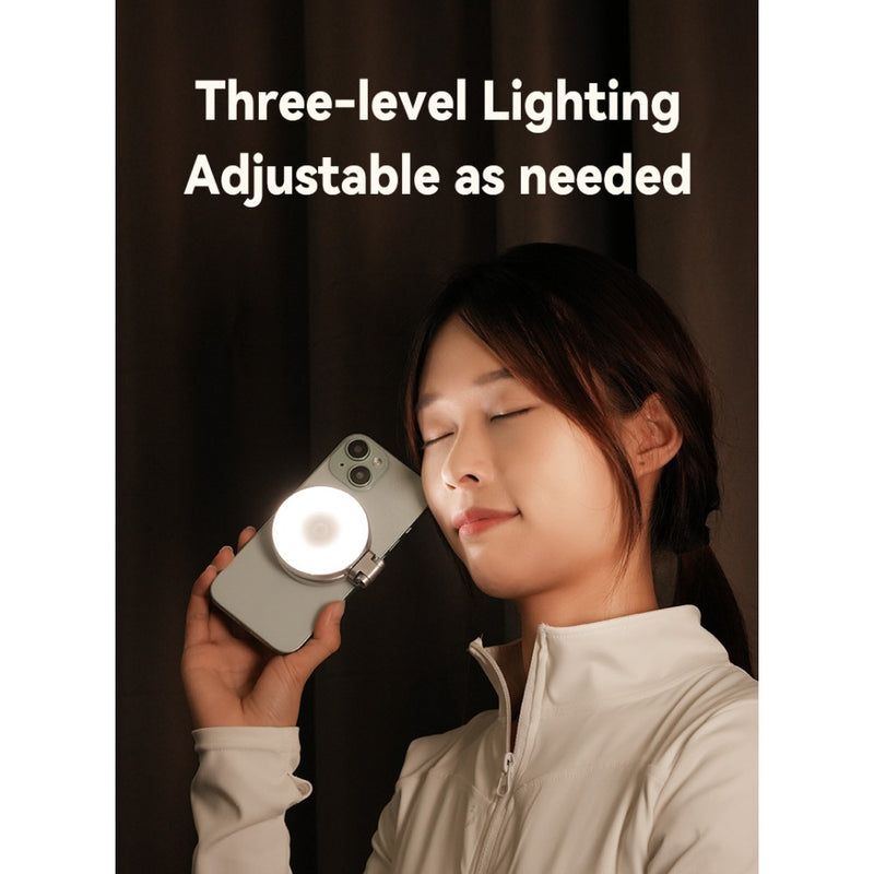 Telesin Magnetic Selfie Ring Light – Ultra Bright Clip-On LED